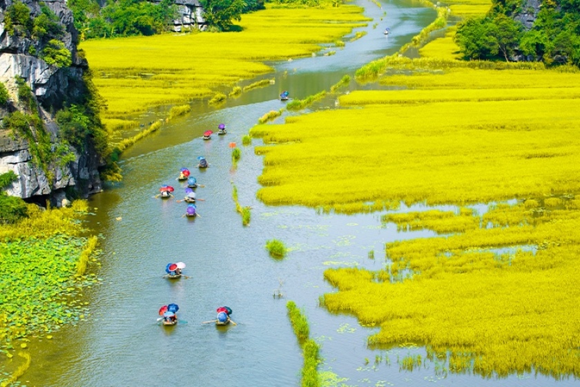 Tam Coc in Ninh Binh, Vietnam